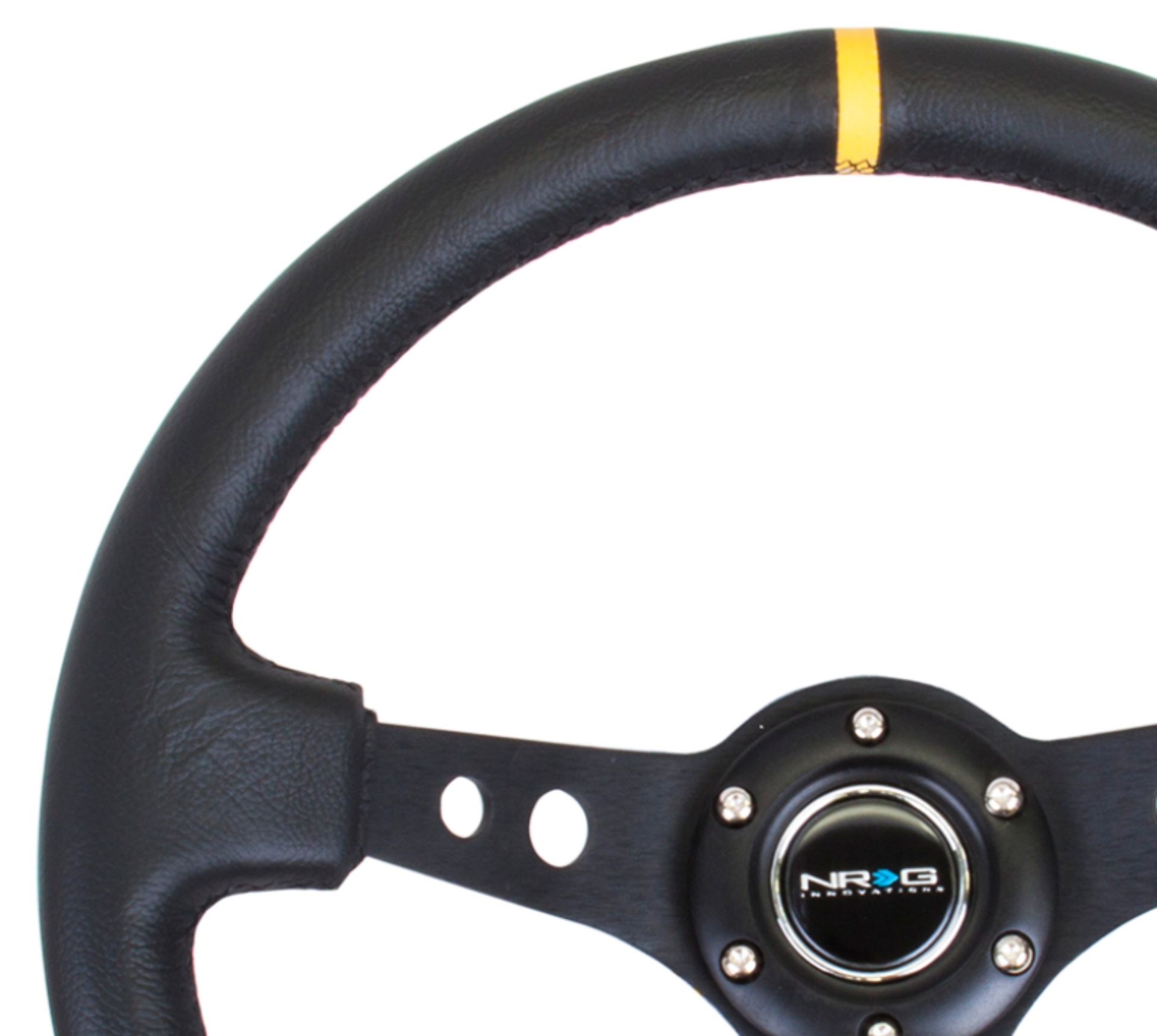Picture of NRG Steering Wheels-Reinforc - RST-006BK-Y