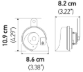 Picture of Hella Twin Tone Horn - 012010901