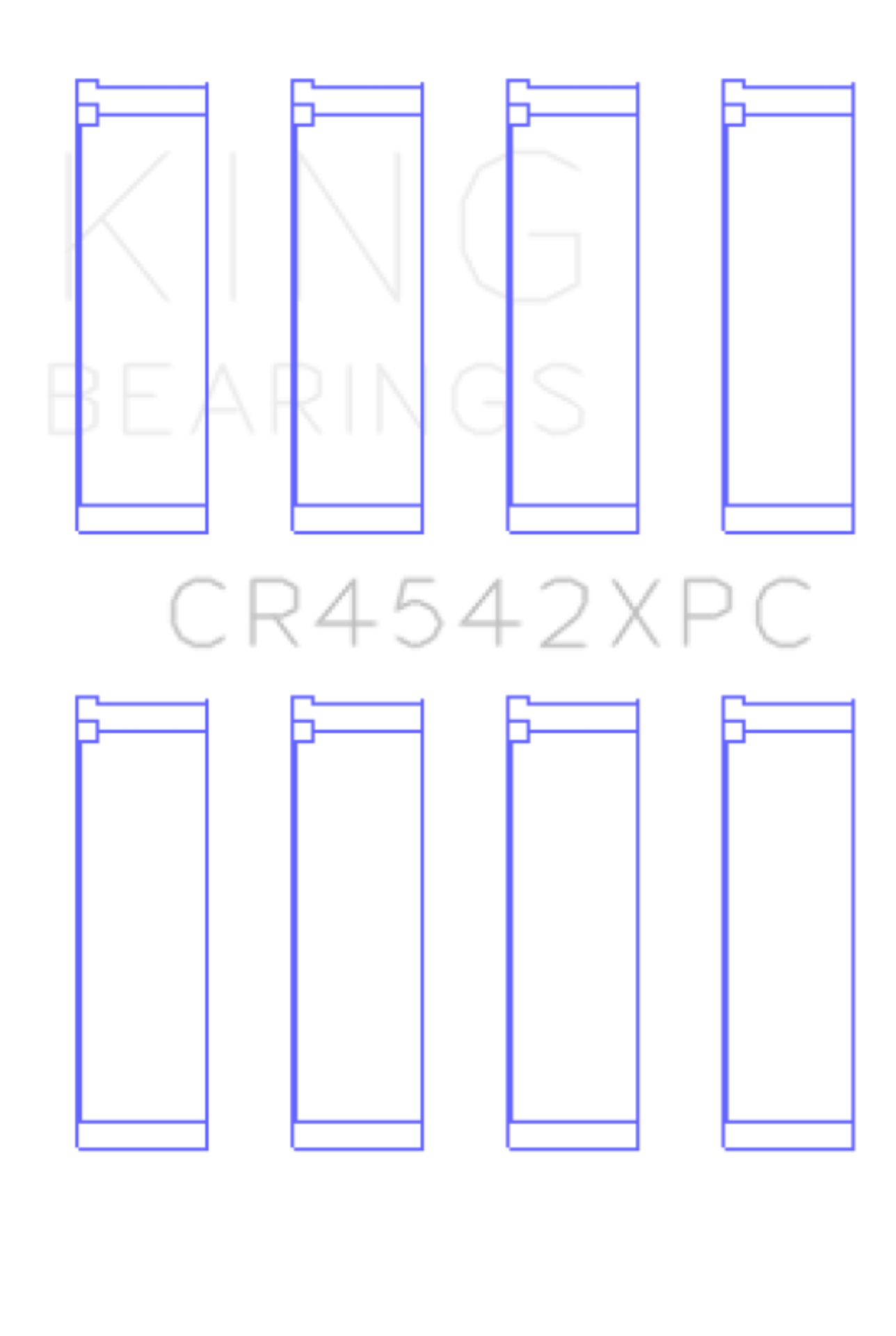 Picture of King Engine Bearings KING Performance Rod Bearings - CR4542XPC