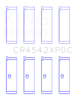 Picture of King Engine Bearings KING Performance Rod Bearings - CR4542XPDC