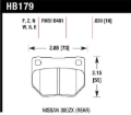 Picture of Hawk Performance HAWK DTC-30 Brake Pad Sets - HB179W.630