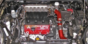 Picture of KN K&N 06 Eclipse GT 3.8L V6 Red Typhoon Short Ram Intake Cold Air Intakes - 69-6502TR