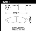 Picture of Hawk Performance HAWK Ceramic Brake Pad Sets - HB111Z.610