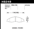 Picture of Hawk Performance HAWK HP+ Brake Pad Sets - HB249N.575