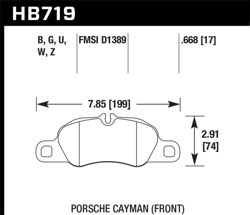 Picture of Hawk Performance HAWK DTC-60 Brake Pad Sets - HB719G.668