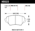 Picture of Hawk Performance HAWK DTC-70 Brake Pad Sets - HB522U.565