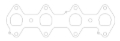 Picture of Cometic Gasket CG Exhaust Gaskets - C5997-030