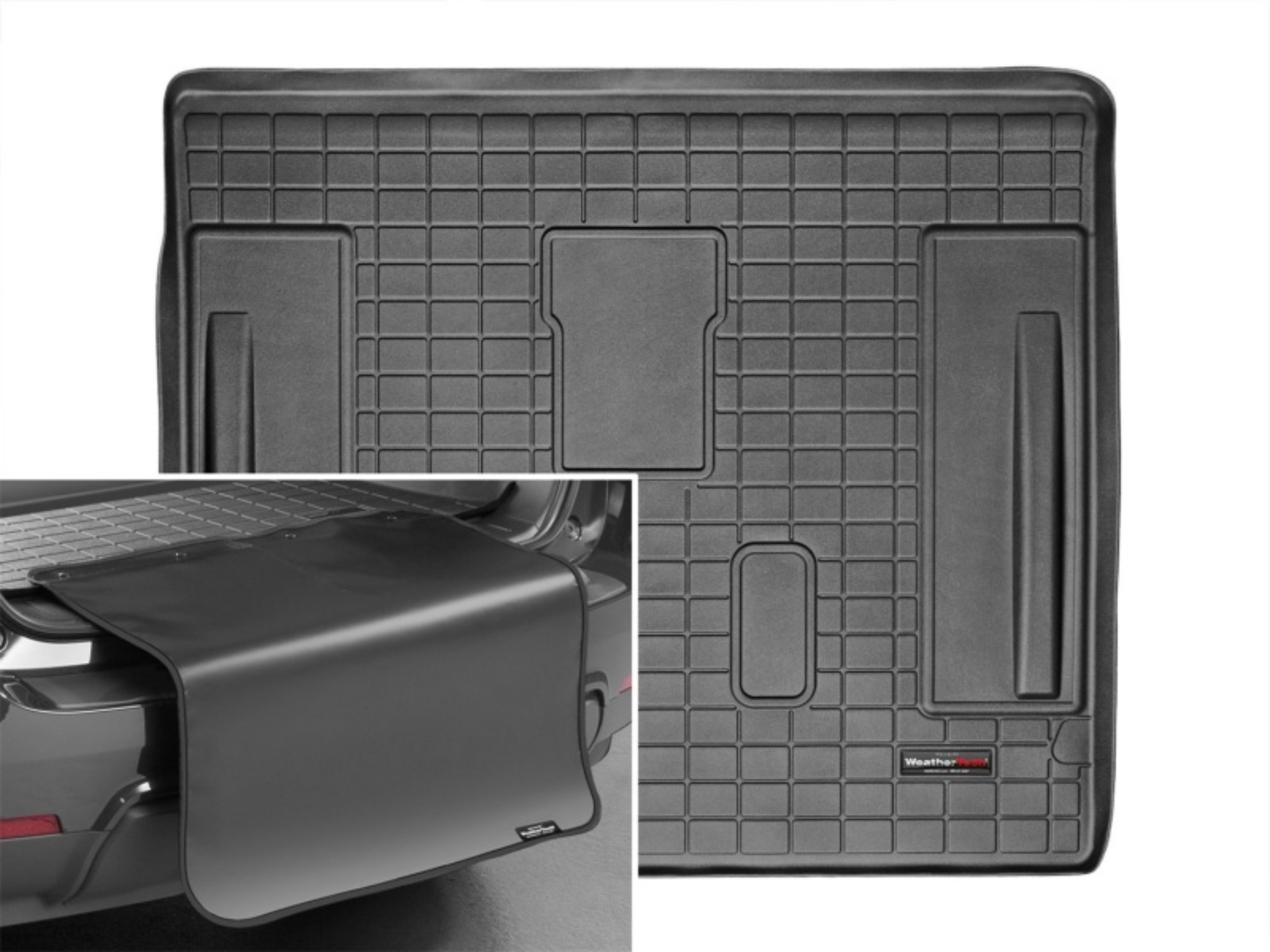 Picture of WeatherTech WT Cargo Liners-Black Floor Mats - 40316SK