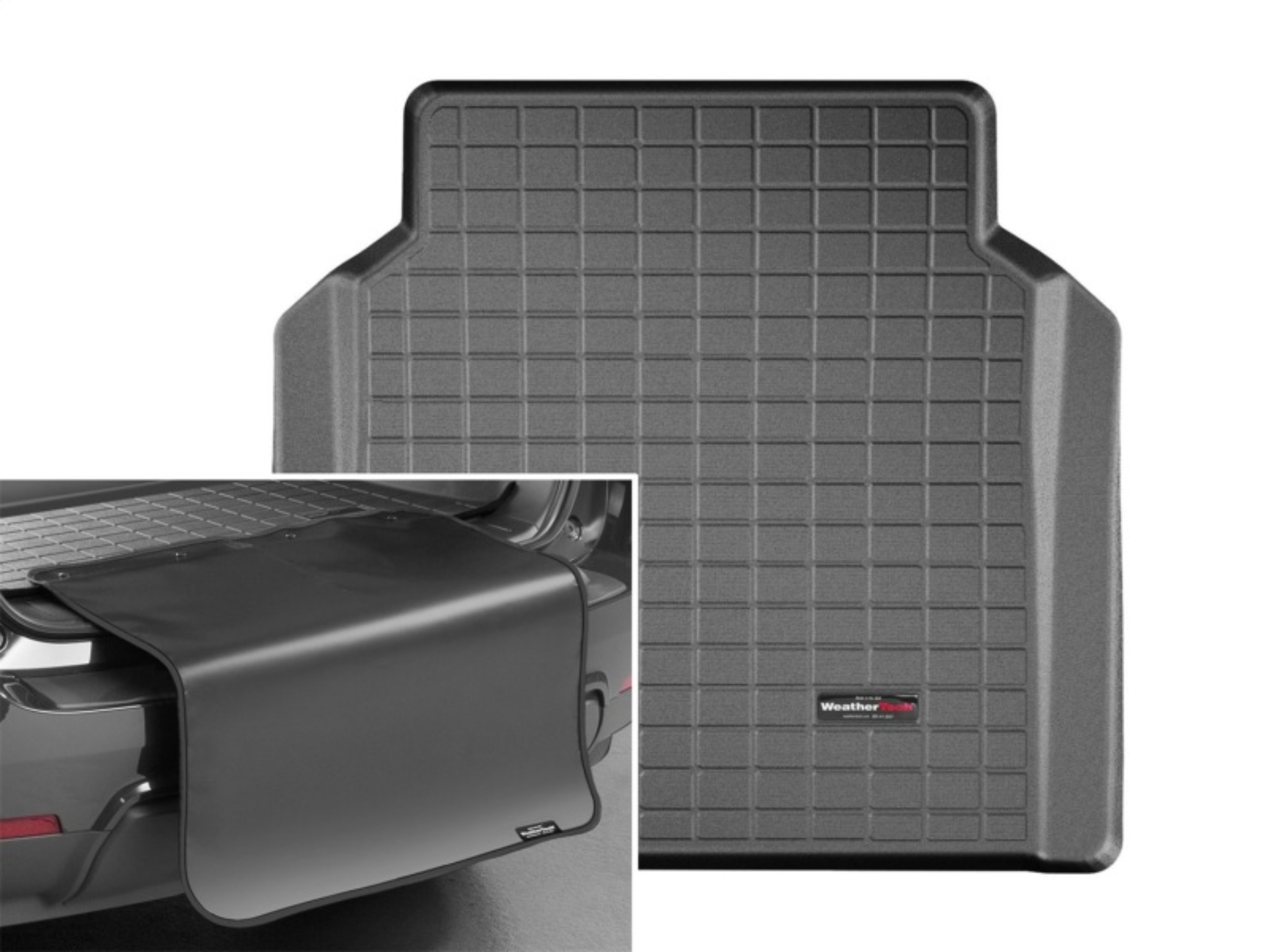 Picture of WeatherTech WT Cargo Liners-Black Floor Mats - 40954SK