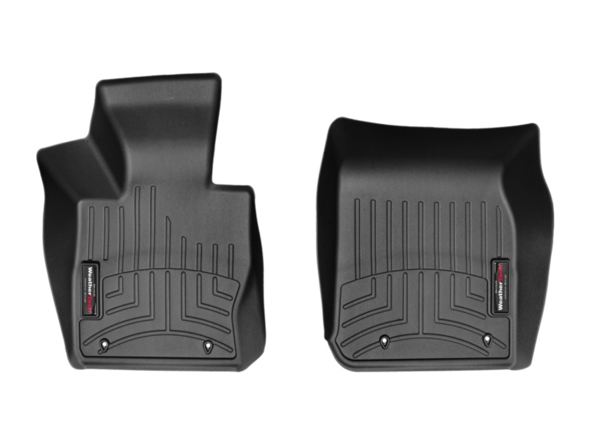 Picture of WeatherTech WT FloorLiner-Front-Blk Floor Mats - 448261