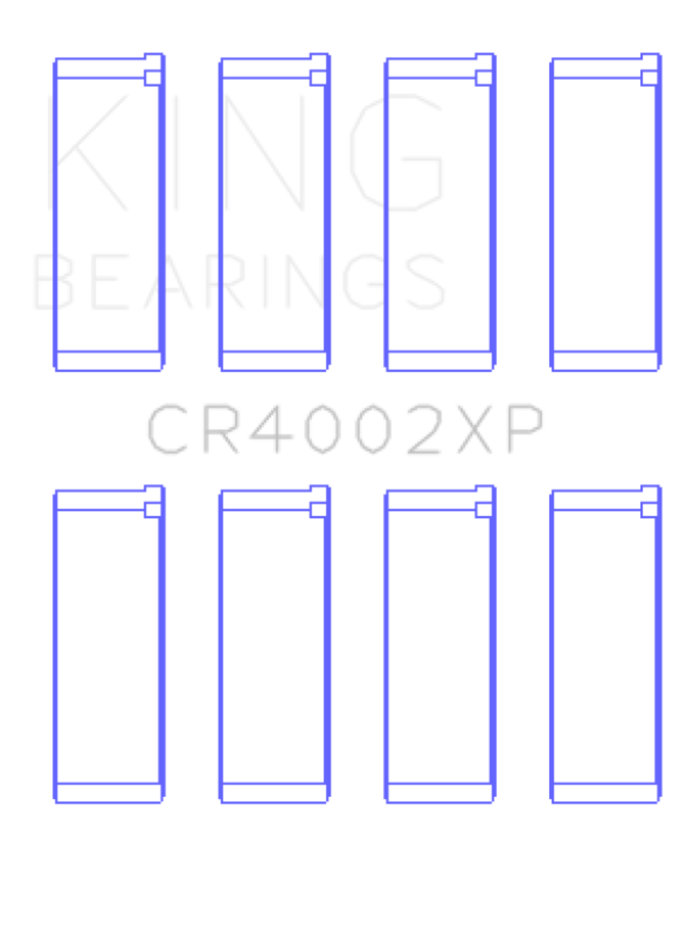 Picture of King Engine Bearings KING Connecting Rod Bearings - CR4002XP.026