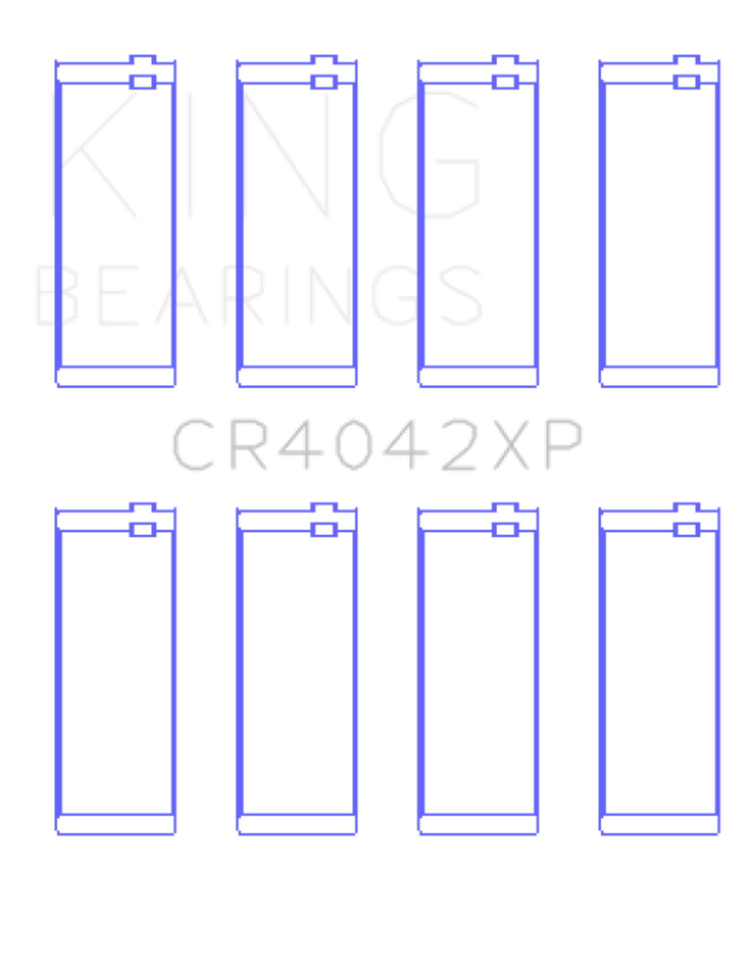 Picture of King Engine Bearings KING Connecting Rod Bearings - CR4042XP.026