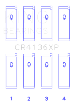 Picture of King Engine Bearings KING Connecting Rod Bearings - CR4136XP.026