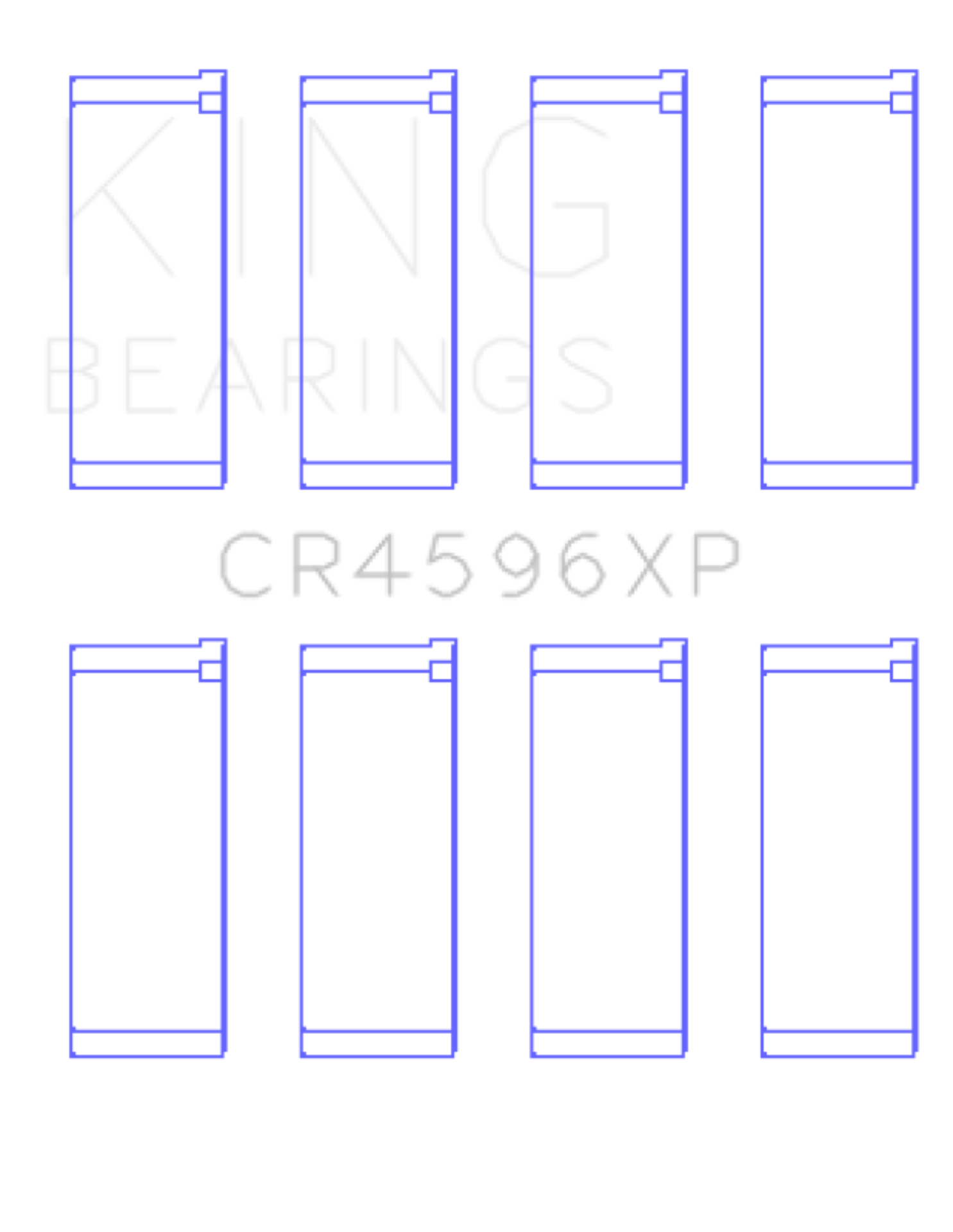 Picture of King Engine Bearings KING Connecting Rod Bearings - CR4596XP.026