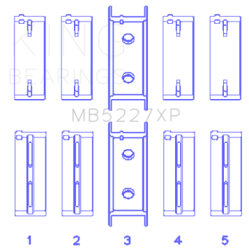 Picture of King Engine Bearings KING Main Bearings - MB5227XP.026
