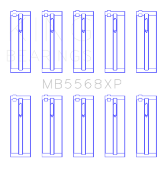 Picture of King Engine Bearings KING Main Bearings - MB5568XP.026