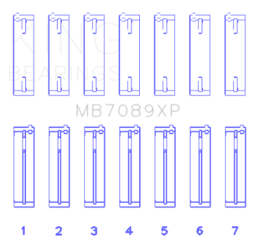 Picture of King Engine Bearings KING Main Bearings - MB7089XP.026