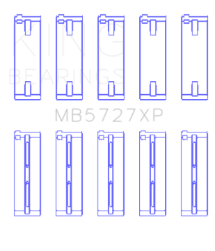 Picture of King Engine Bearings KING Main Bearings - MB5727XP.026
