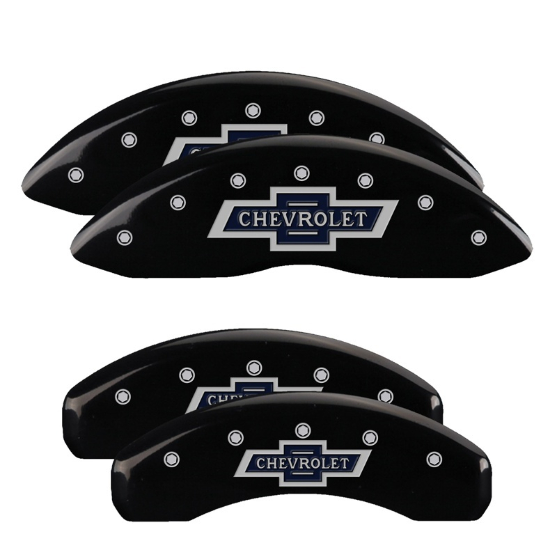 Picture of MGP Caliper Covers 4 Logo Front - 14005SBANBK