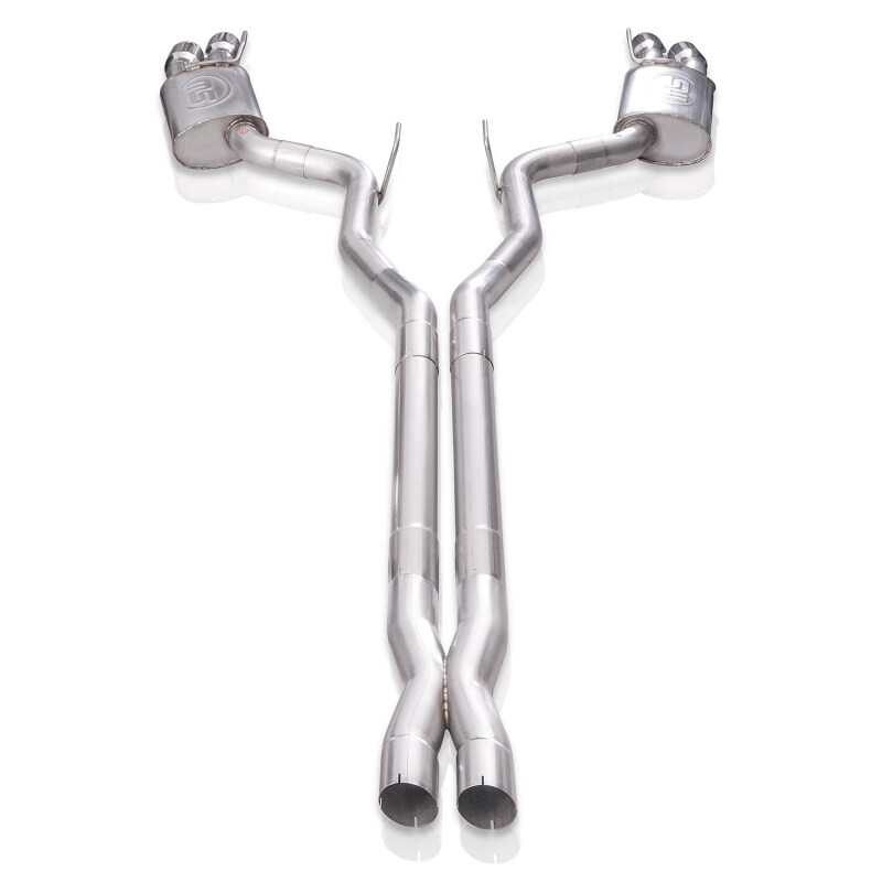 Picture of Stainless Works, 2018+ Mustang GT, Without valve 3" Stainless Steel exhaust.