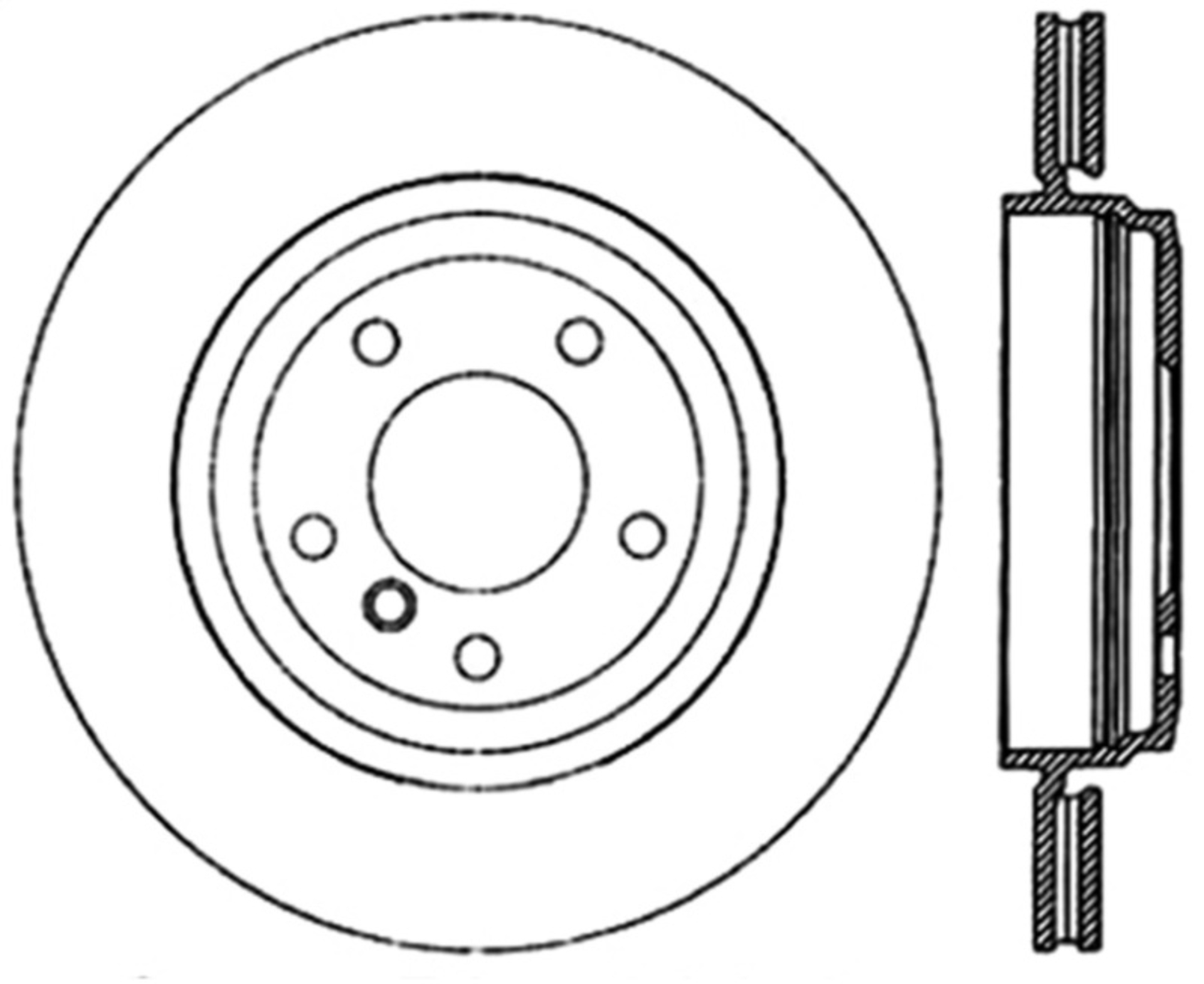 Picture of Sport Slotted Cryo Brake Rotor; Rear Right