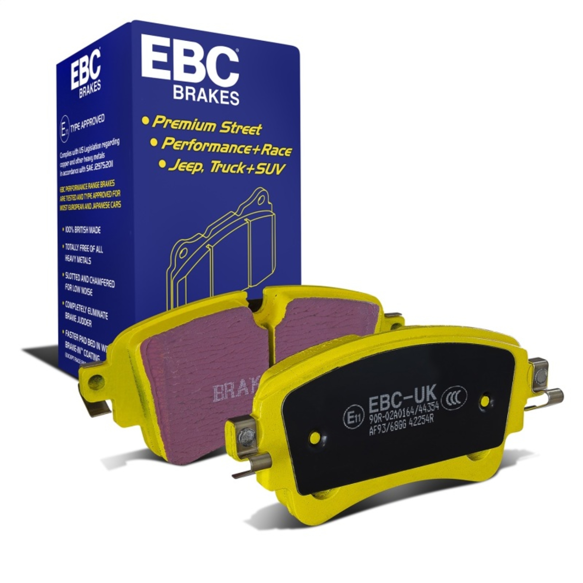 Picture of EBC Yellowstuff Brake Pad Sets - DP42254R