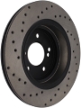 Picture of Sport Cross Drilled Brake Rotor; Rear Right
