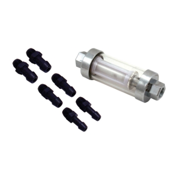 Picture of Spectre Premium Clearview Fuel Filter (Incl. 1/4in. / 5/16in. / 3/8in. Barb Fittings)