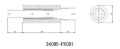 Picture of HKS Exhaust-Universal Mufflr Muffler - 34005-FK001