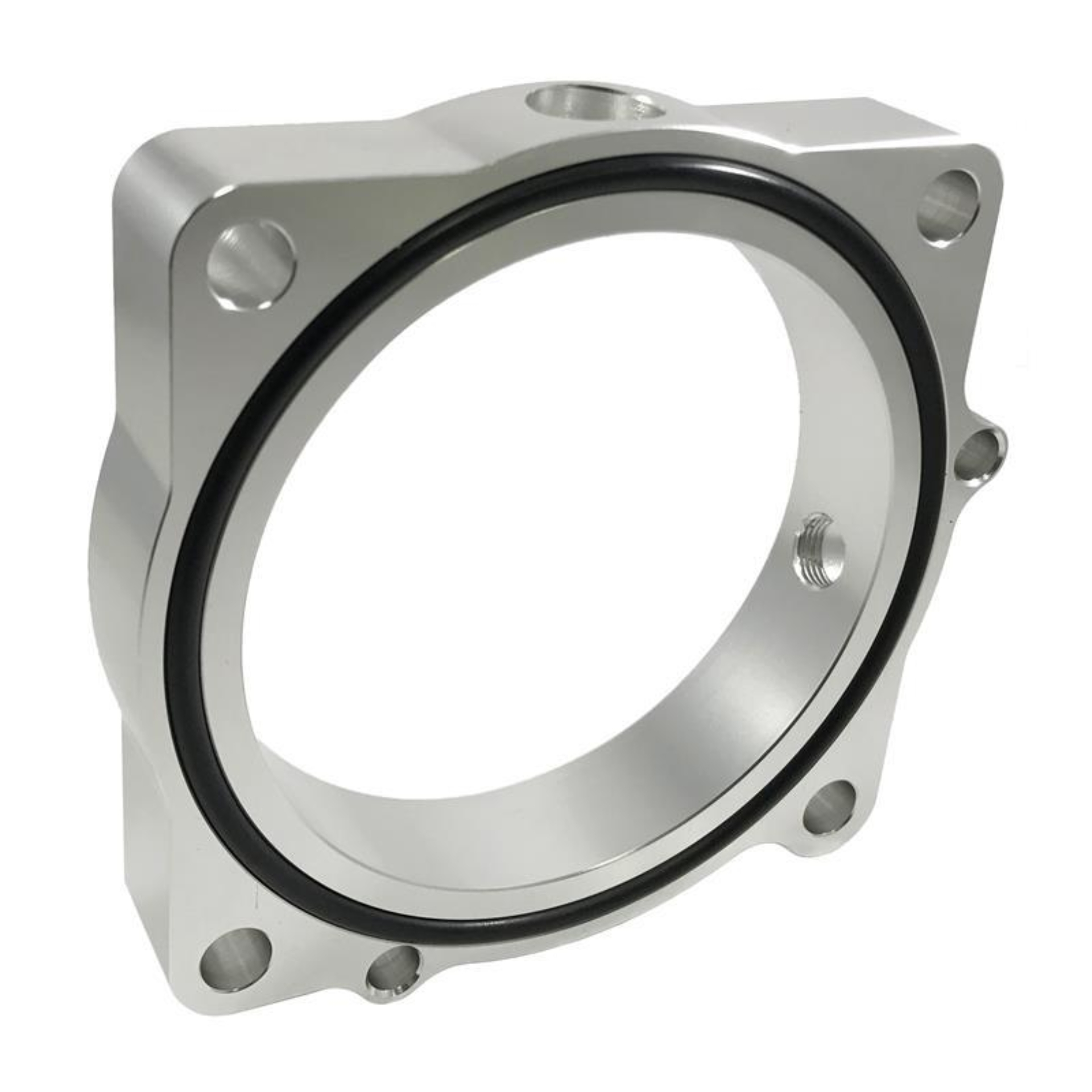 Picture of Torque Solution TQS TB Spacer-Red Throttle Body Spacers - TS-TBS-034R