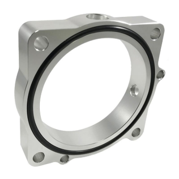 Picture of Torque Solution TQS TB Spacer-Red Throttle Body Spacers - TS-TBS-034R