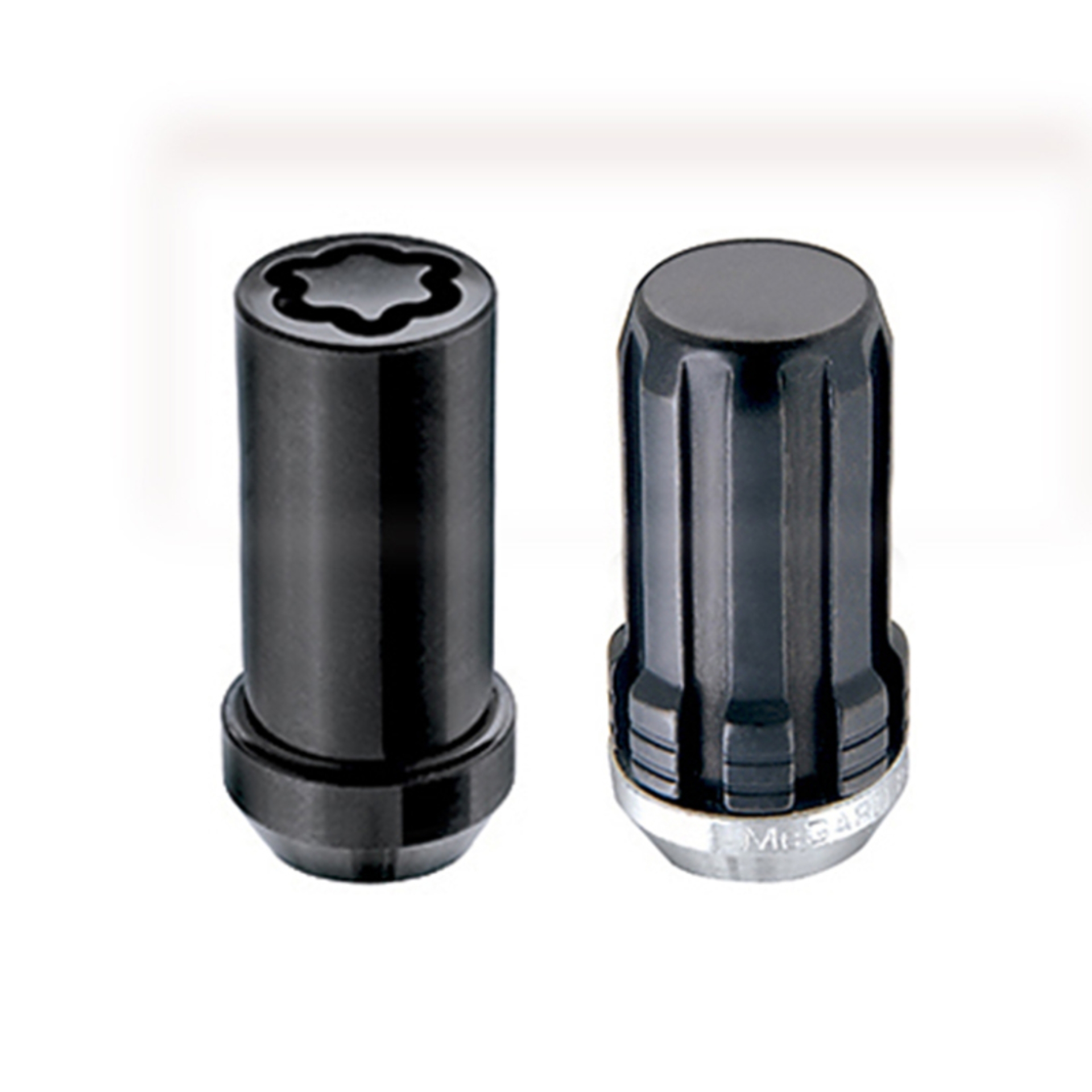 Picture of M14 x 1.5 Black Tuner Style Cone Seat 6-Lug Wheel Install Kit-1.935 OAL,22mm Hex