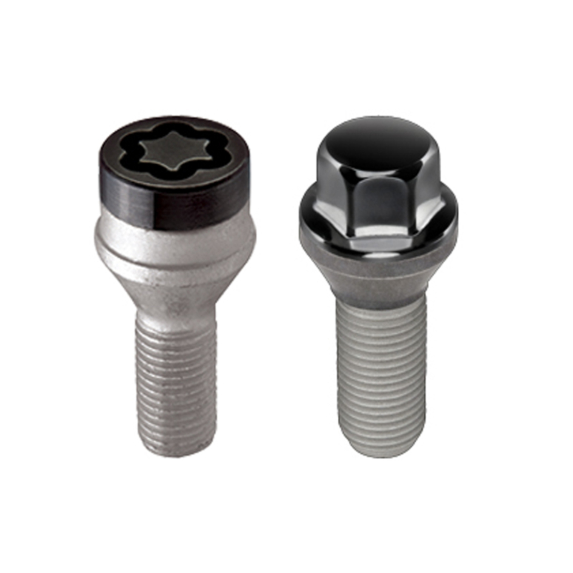 Picture of M14x1.5 Black Lug Bolt Wheel Installation Kit, 57.5mm OAL