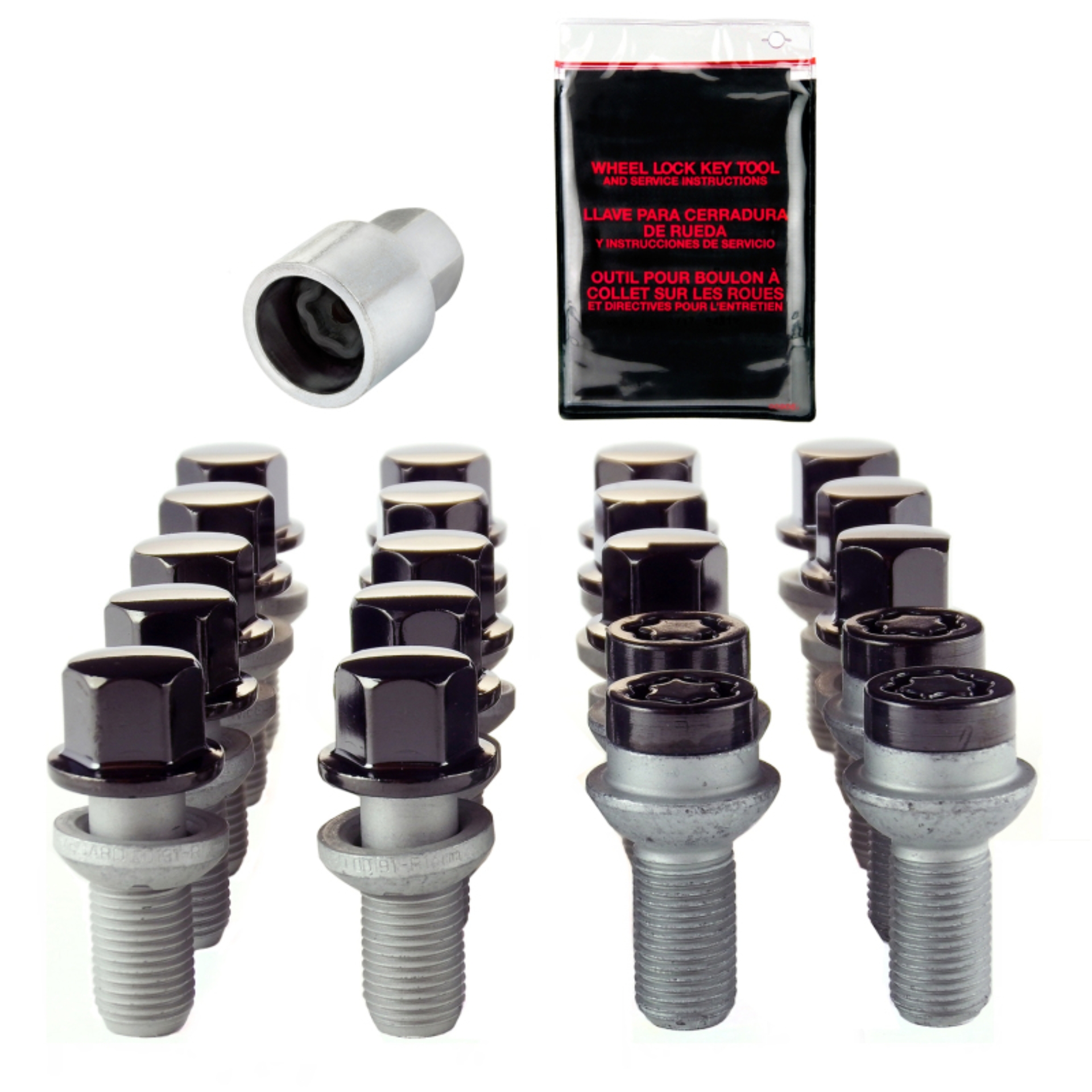 Picture of McGard MCG Hex Lug Bolt Install Kits Wheel Bolts - 68018BK