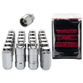 Picture of M14 x 1.5 Chrome 6-Lug Cone Seat Exposed Style Wheel Installation Kit-1.945 OAL