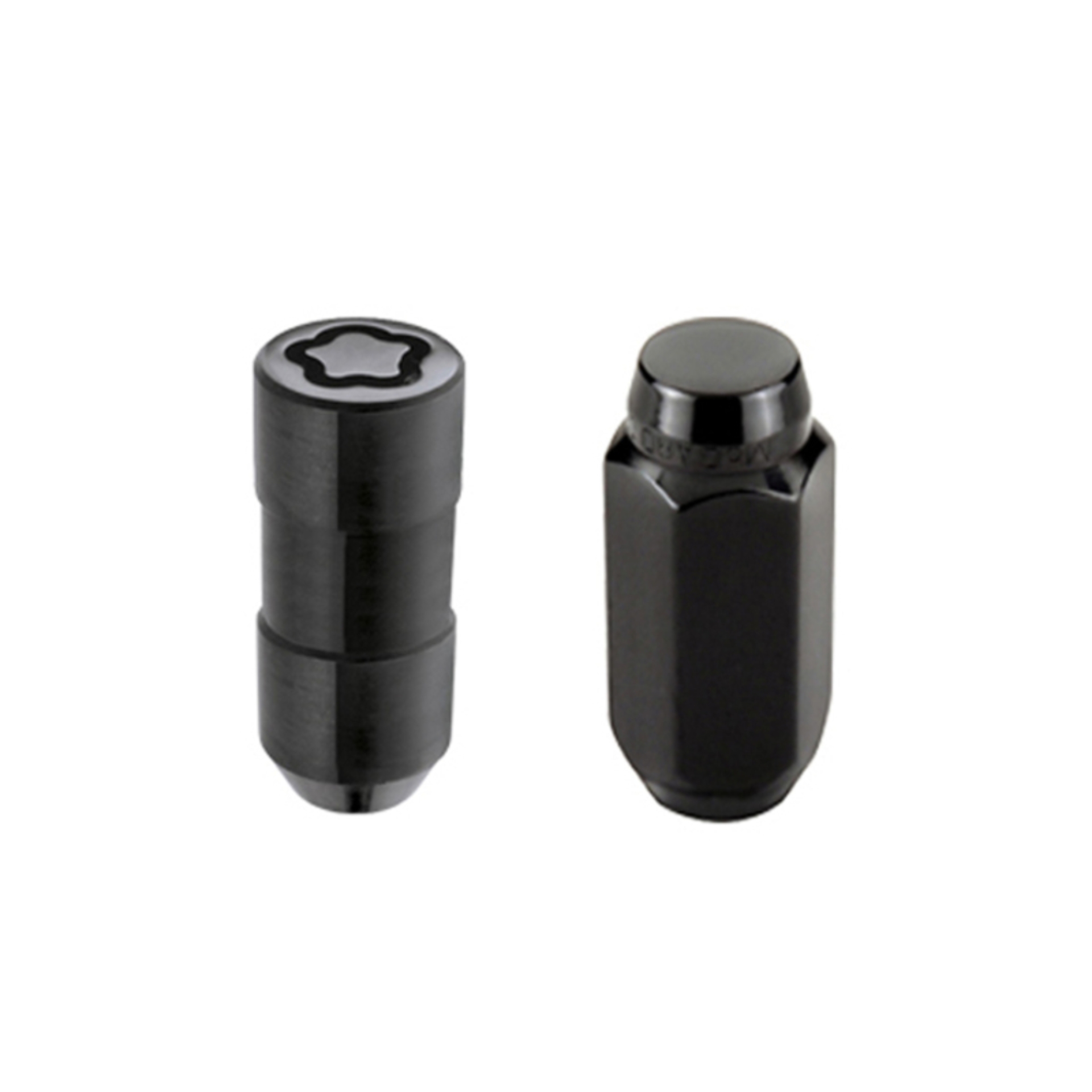 Picture of M14 x 1.5 Black 8-Lug Cone Seat Exposed Style Wheel Installation Kit- 22mm Hex