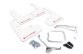 Picture of Rally Armor RAL UR White Flap/Red Logo Mud Flaps - MF32-UR-WH/RD