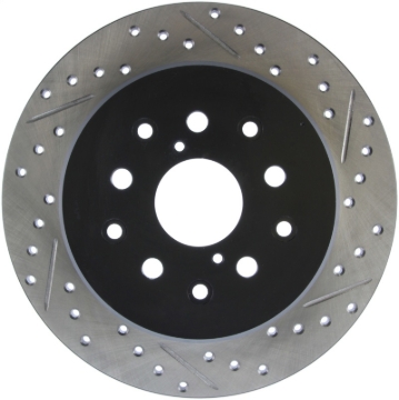 Picture of Sport Drilled & Slotted Brake Rotor; Rear Left