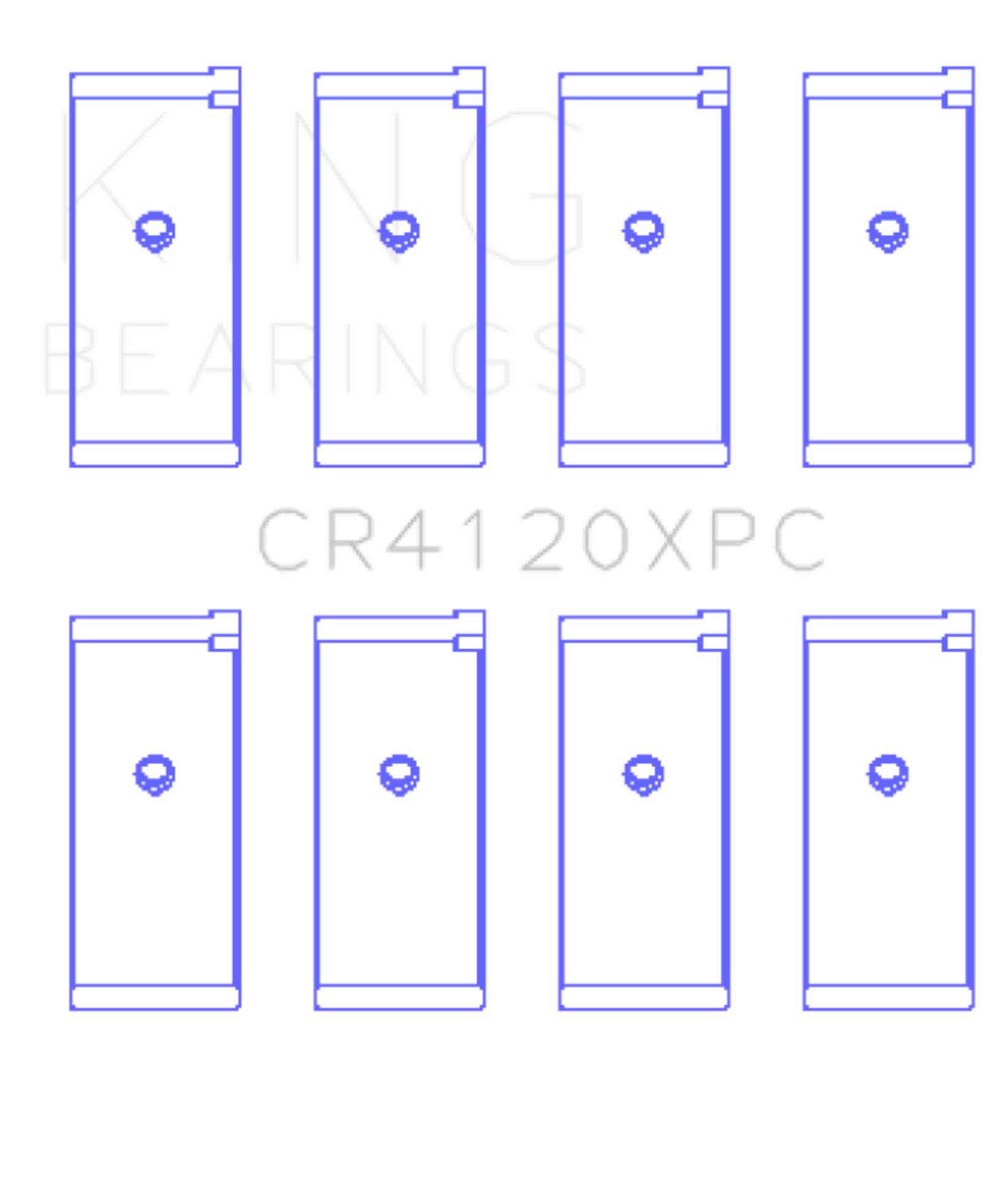 Picture of King Engine Bearings KING Performance Rod Bearings - CR4120XPC