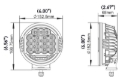 Picture of Hella FF Driving Lamp Driving Lights - 358117171