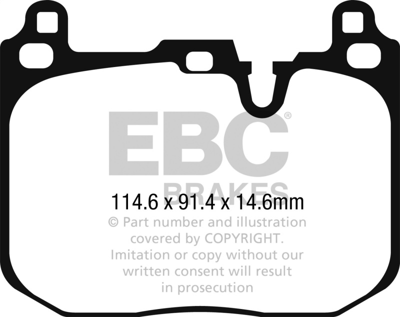 Picture of EBC Greenstuff Brake Pad Sets - DP22271
