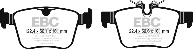 Picture of EBC Yellowstuff Brake Pad Sets - DP42246R