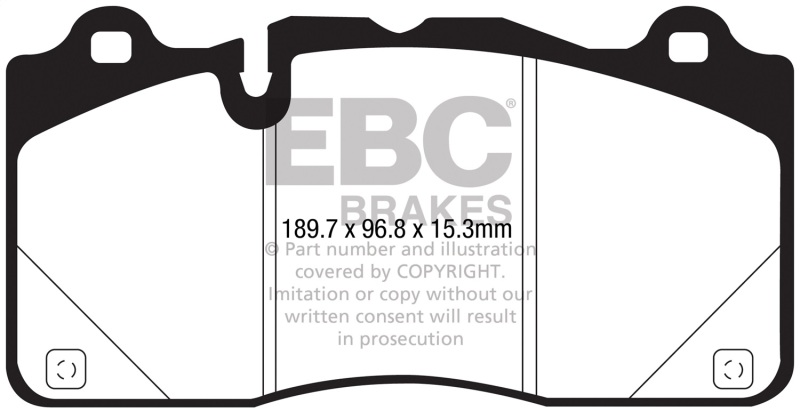Picture of EBC Yellowstuff Brake Pad Sets - DP43050R