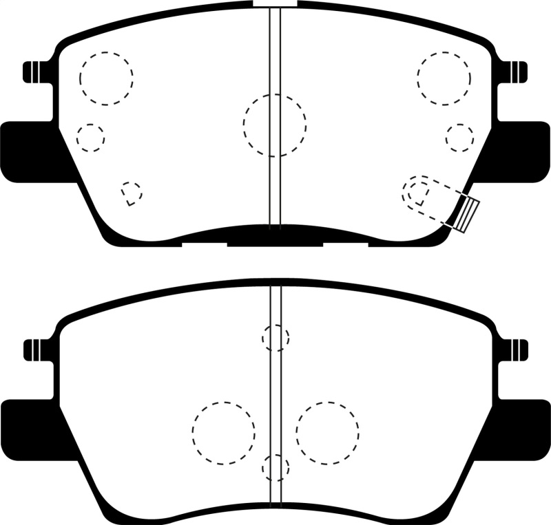 Picture of EBC Yellowstuff Brake Pad Sets - DP43052R