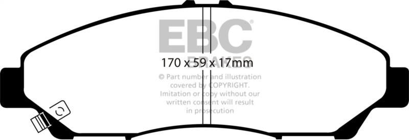 Picture of EBC Ultimax2 Brake Pad Sets - UD1378