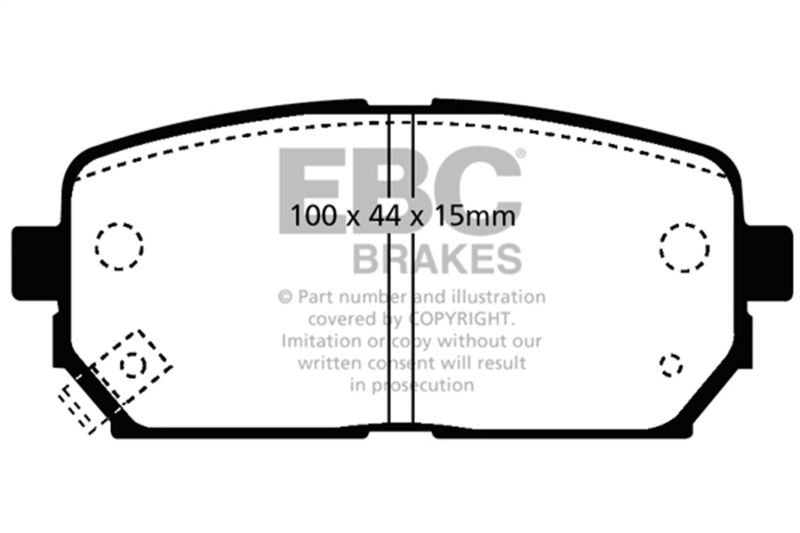 Picture of EBC Ultimax2 Brake Pad Sets - UD1296