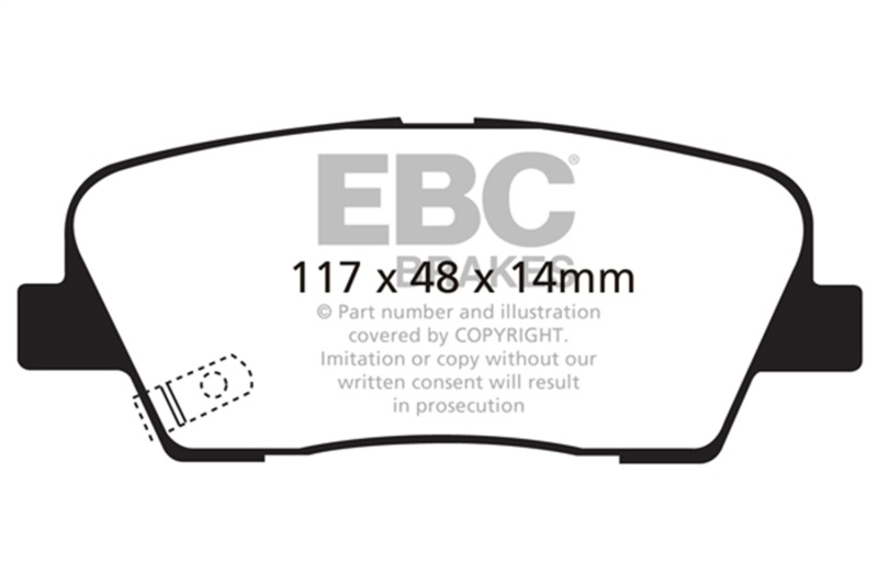 Picture of EBC Ultimax2 Brake Pad Sets - UD1387