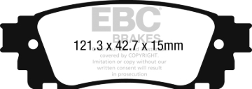 Picture of EBC Ultimax2 Brake Pad Sets - UD1805