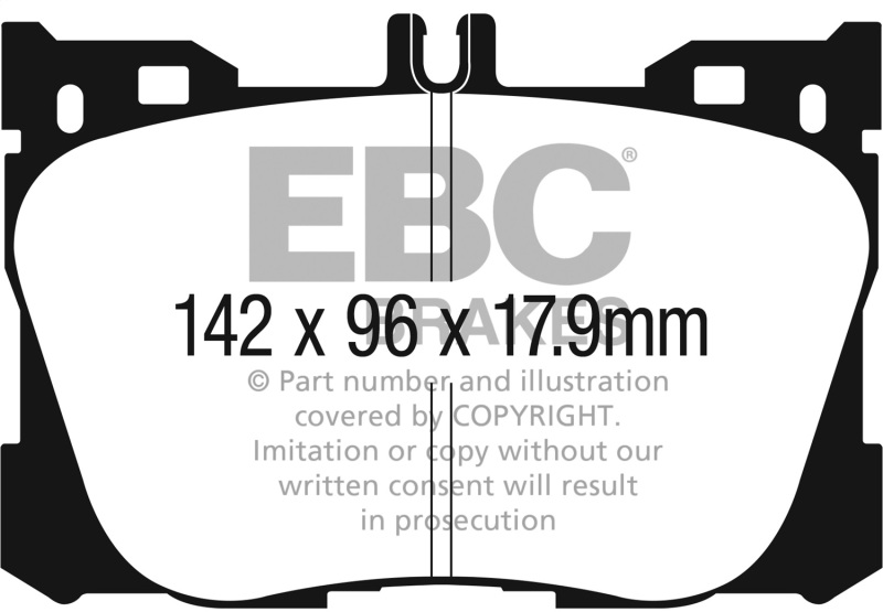 Picture of EBC Ultimax2 Brake Pad Sets - UD1871