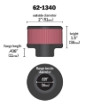 Picture of K&N Engineering KN Universal Air Filter - 62-1340
